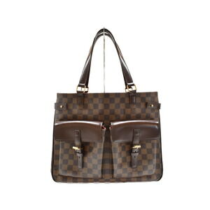 LOUIS VUITTON Uzes Damier Red Handbag Tote Bag